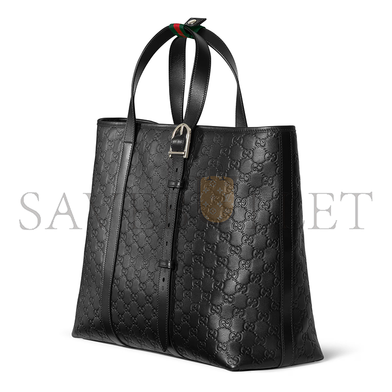 GUCCI GG EMBLEM LARGE TOTE BAG 850218 (38*32*16.5cm)